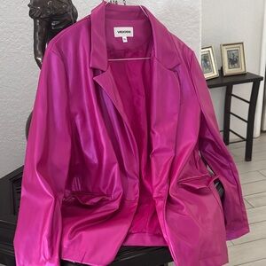 Vigoss Women's Fuchsia Blazer